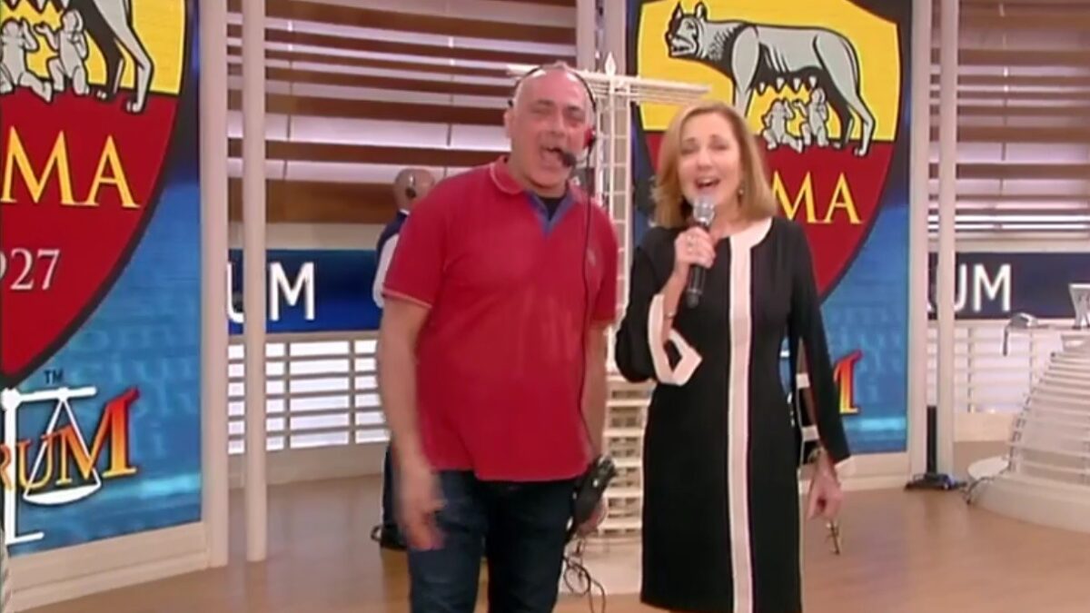 Forum, Barbara Palombelli canta ‘Grazie Roma’: “Grande vittoria anche per l’azienda” (Video)