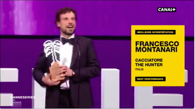 Il Cacciatore, Francesco Montanari Miglior attore a Canneseries (Video)