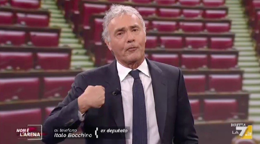 Non è l’Arena, furiosa lite tra Massimo Giletti e Italo Bocchino. Il conduttore attacca la Rai
