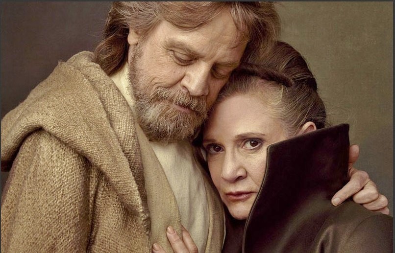 Star Wars 9: Mark Hamill sul recasting di Leia, “Carrie è insostituibile”