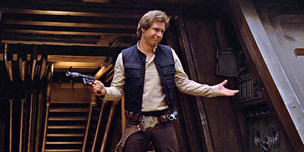Star Wars: all’asta il blaster utilizzato da Han Solo in “Il Ritorno dello Jedi”