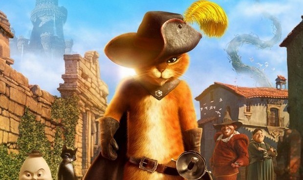 Stasera in tv: “Il gatto con gli stivali” su Italia 1