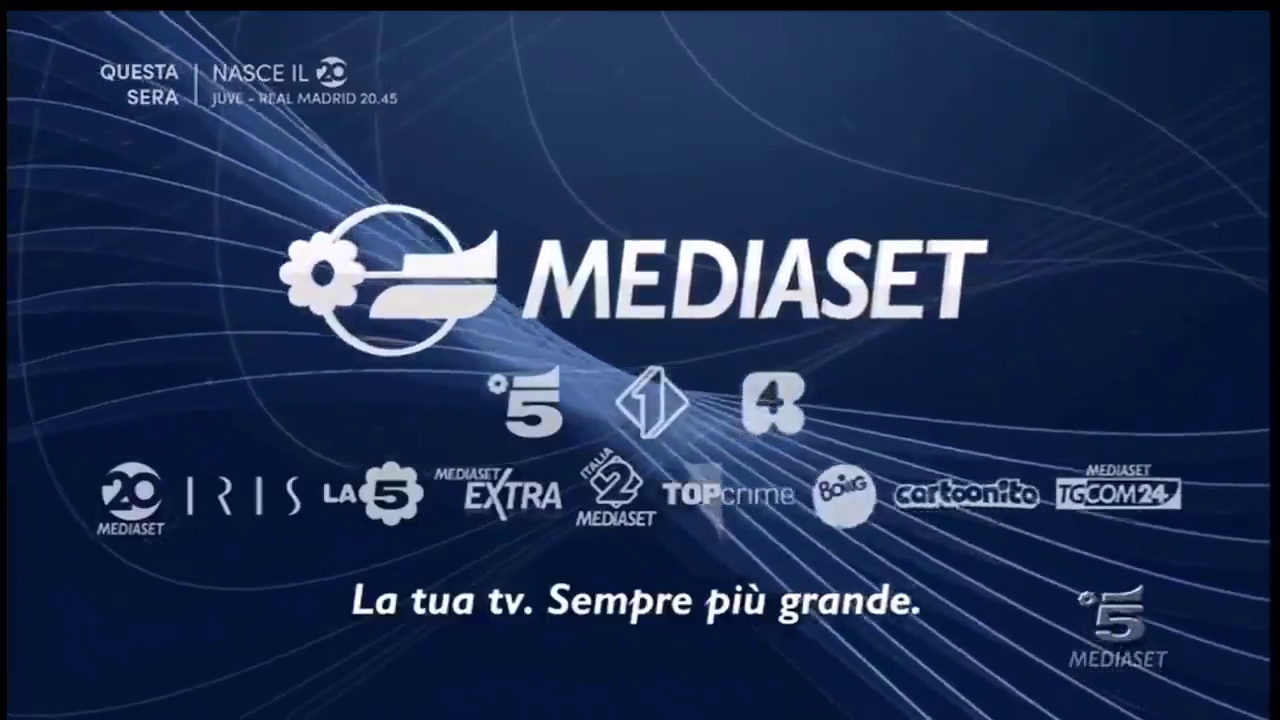 La nuova introduzione dei programmi Mediaset (video)