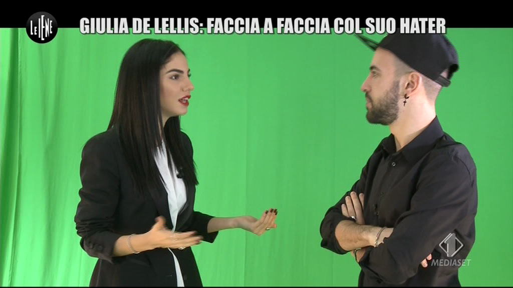 Le Iene, Giulia de Lellis faccia a faccia con il suo hater (video)