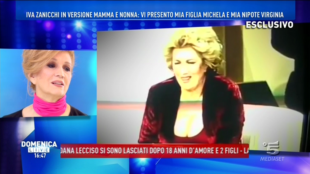 Domenica Live, Iva Zanicchi: “Quella volta a Carramba che fortuna…”