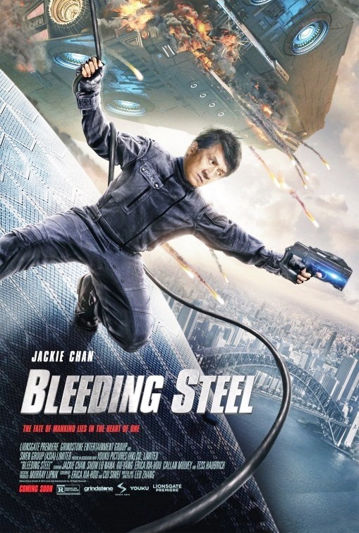Bleeding Steel: locandine ufficiali del film con Jackie Chan