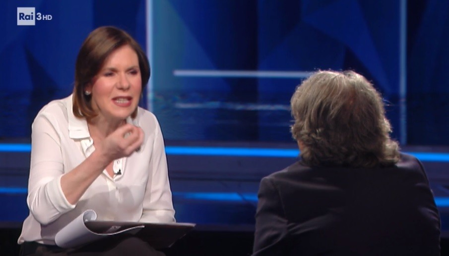 Cartabianca, duello tra Berlinguer e Brunetta: “Mi chiami professore, come Cacciari. La sua è sudditanza” (Video)