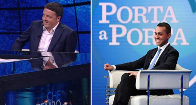 Di Maio a Porta a Porta risponde a Renzi a Che Tempo Che Fa: le consultazioni si fanno in tv
