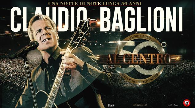 Claudio Baglioni, Al Centro live su Rai 1 il 15 settembre