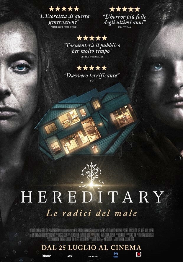 Hereditary: locandine ufficiali del film horror di Ari Aster