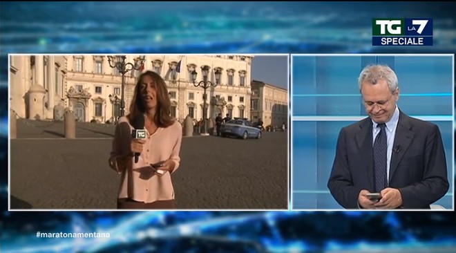 Mentana e il video backstage dello ‘scoop’ sul Governo Conte: “Casalino si è scusato”