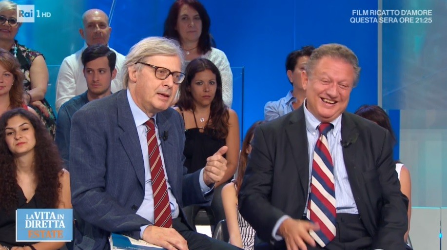 La vita in diretta, Sgarbi sarà l’infiltrato speciale: “Farò incursioni quando voglio”