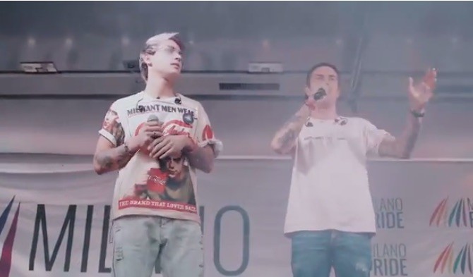 Benji e Fede ospiti del Milano Pride: “siamo qui come persone, non come artisti” (VIDEO)