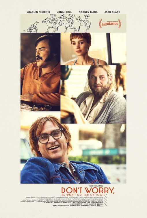 Don’t Worry: locandine ufficiali del film di Gus Van Sant