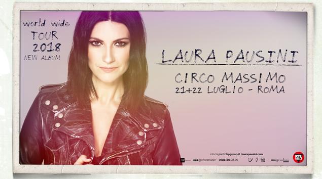 Laura Pausini al Circo Massimo: in autunno su canale 5