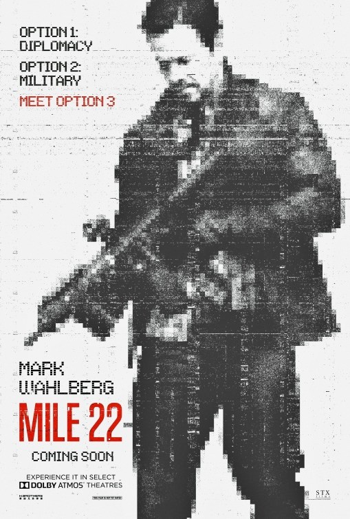 Mile 22: locandine ufficiali del thriller d’azione con Mark Wahlberg