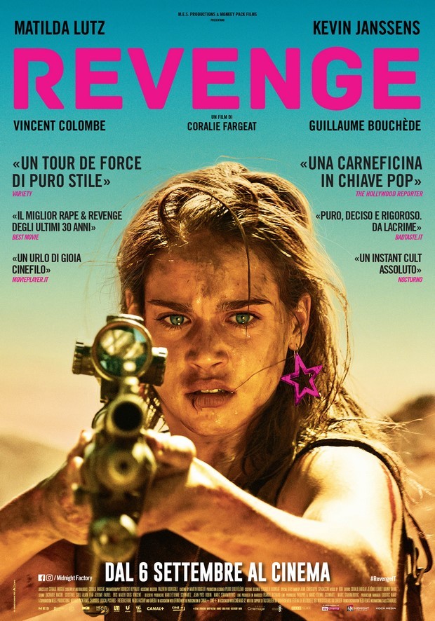 Revenge: foto e poster del revenge-thriller con Matilda Lutz
