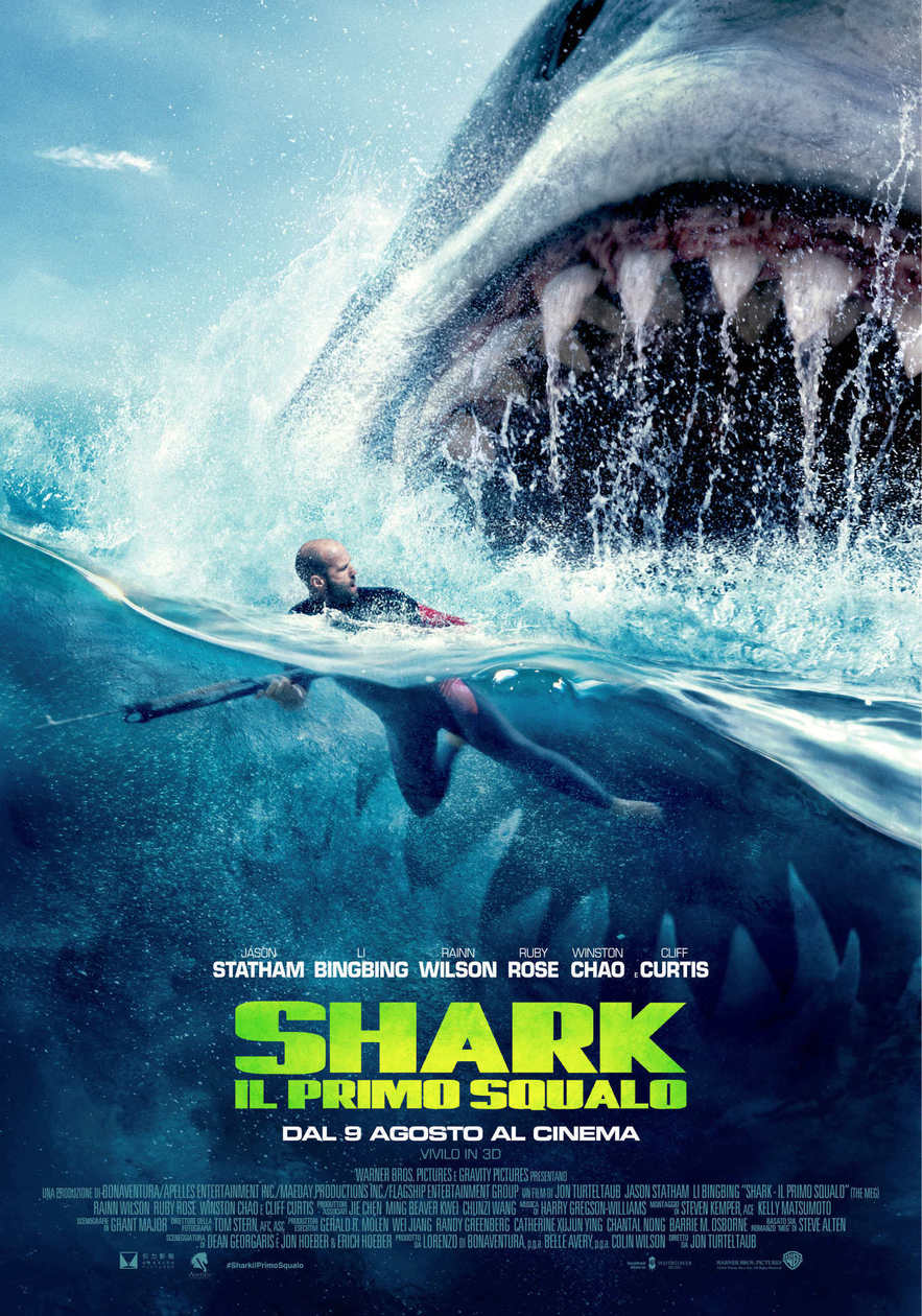 Shark – Il Primo Squalo: nuove locandine dell’action-thriller con Jason Statham
