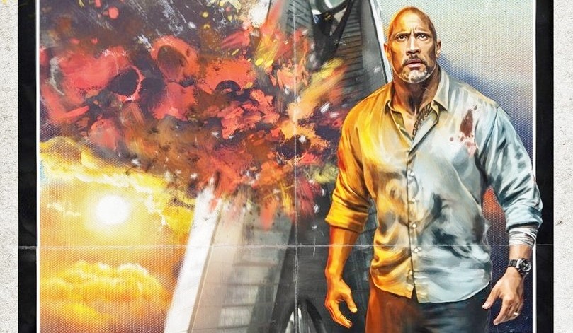 Skyscraper: nuovo trailer e locandine “vintage” del film con The Rock