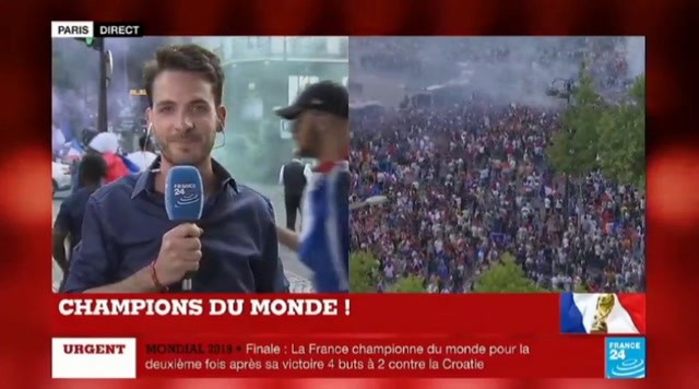 Inviato France 24 – Festeggiamenti Francia