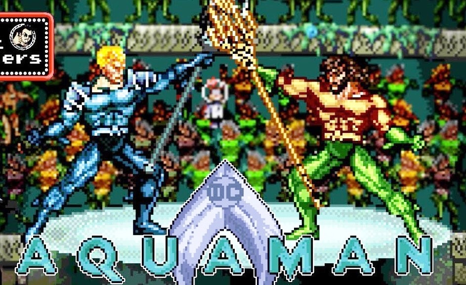 Aquaman: il trailer del film in versione 8-Bit