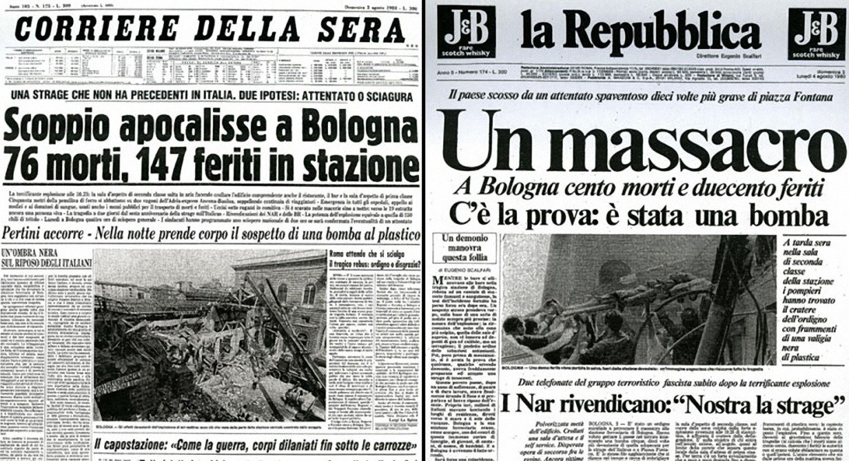 2 Agosto, la Rai ricorda la Strage di Bologna