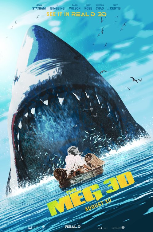 Shark – Il Primo Squalo: nuove locandine del film con Jason Statham