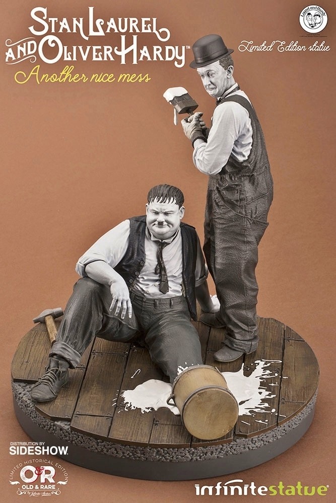 Stanlio e Ollio: nuova statua Sideshow di Stan Laurel & Oliver Hardy