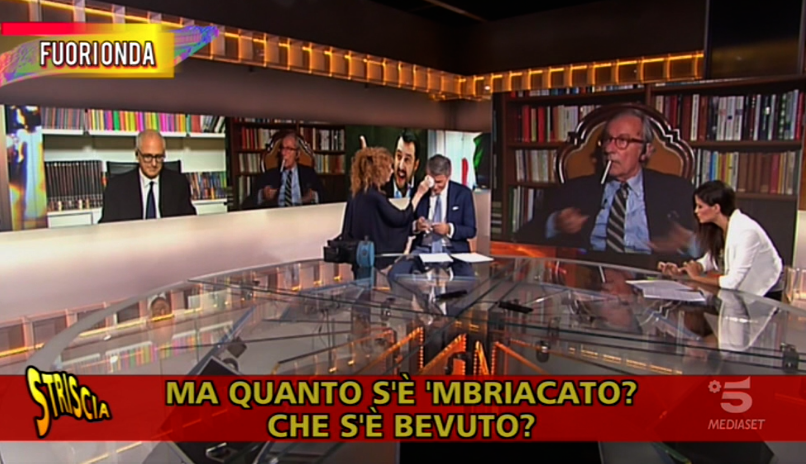 Vittorio Feltri contro Veronica Gentili per il fuorionda di Striscia la notizia: “Stupidella che spara sciocchezze, non sarò più suo ospite”