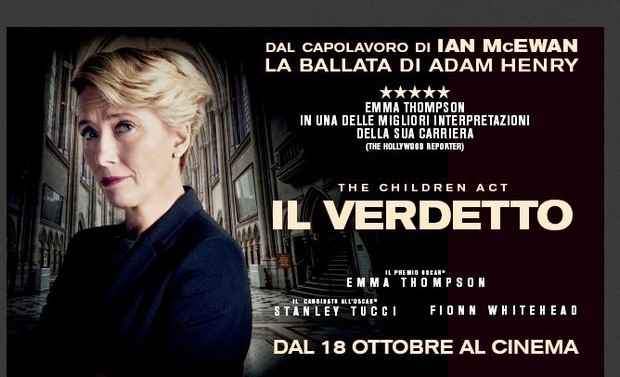 Il Verdetto – The Children Act: trailer italiano del film con Emma Thompson