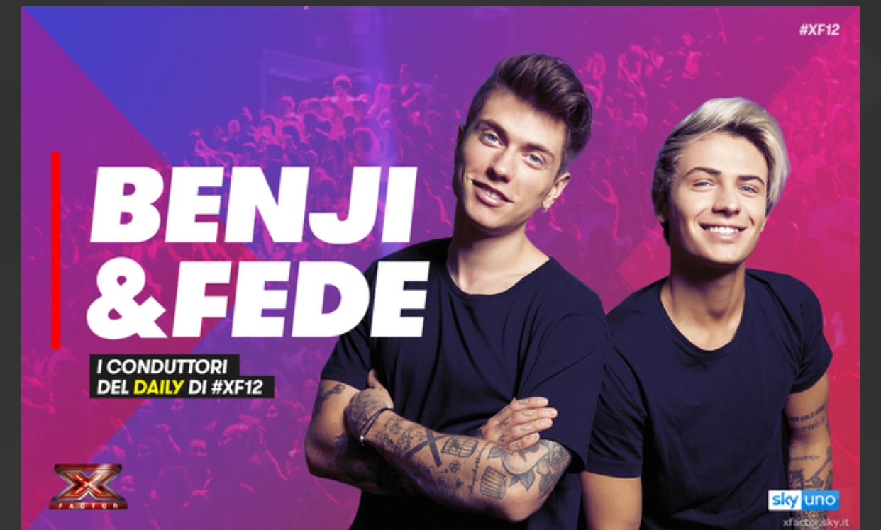 X Factor 12, saranno Benji & Fede a condurre il Daily