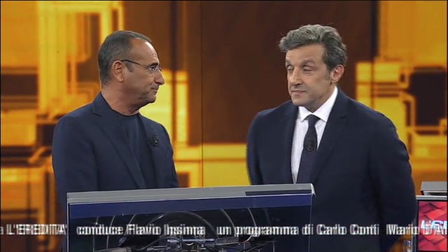Carlo Conti Flavio Insinna ricordano Fabrizio Frizzi