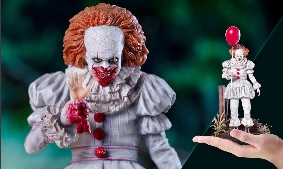 IT: nuova statua “Iron Studios” del Clown Pennywise di Bill Skarsgård