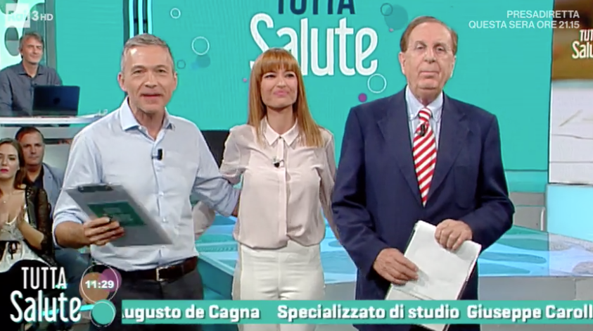 Tutta Salute, la debunker Carlotta Mantovan tra il granitico Mirabella e il chirurgo Spada