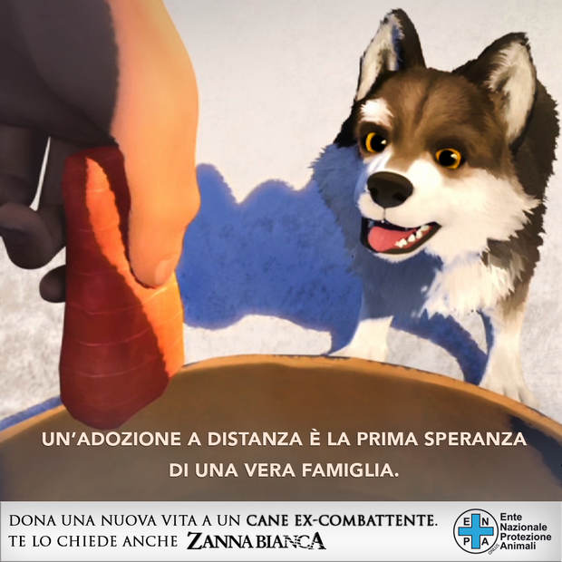 Zanna Bianca: immagini della campagna ENPA
