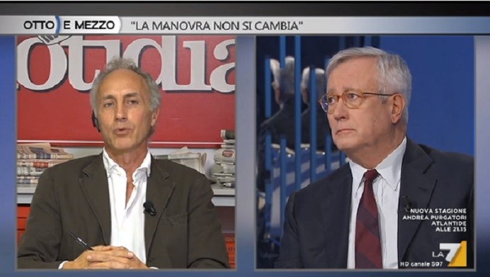 Otto e mezzo ancora registrato: la Gruber ‘buca’ la notizia su Di Maio. Stasera Italia ne approfitta