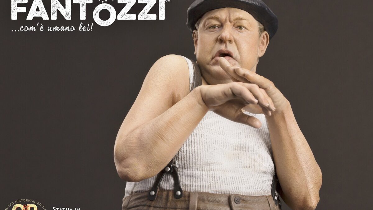 Paolo Villaggio: la statua “Infinite” del ragioniere Ugo Fantozzi