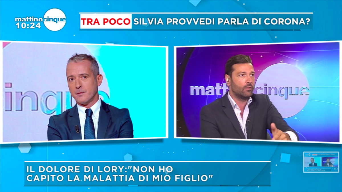 Mattino Cinque, Pierluigi Diaco si infervora parlando di Lory Del Santo: “Non voglio più essere invitato per questo”