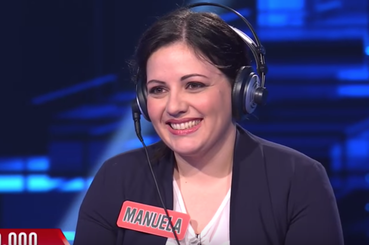 L’Eredità, la campionessa Manuela si ritira dal programma (Video)