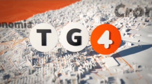 Tg4 nuovo logo, grafica
