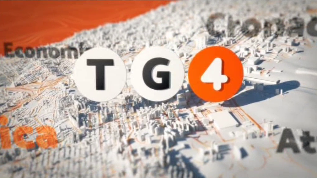 Restyling al Tg4: nuovo logo, grafiche e sigla (video)