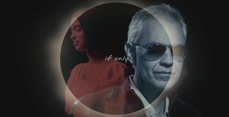 Andrea Bocelli feat. Dua Lipa, If Only: testo, traduzione e video ufficiale