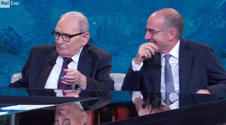 Ennio Morricone a Che tempo che fa: “mai fatto nessuna intervista contro Quentin Tarantino, che con me è stato bravissimo” | VIDEO