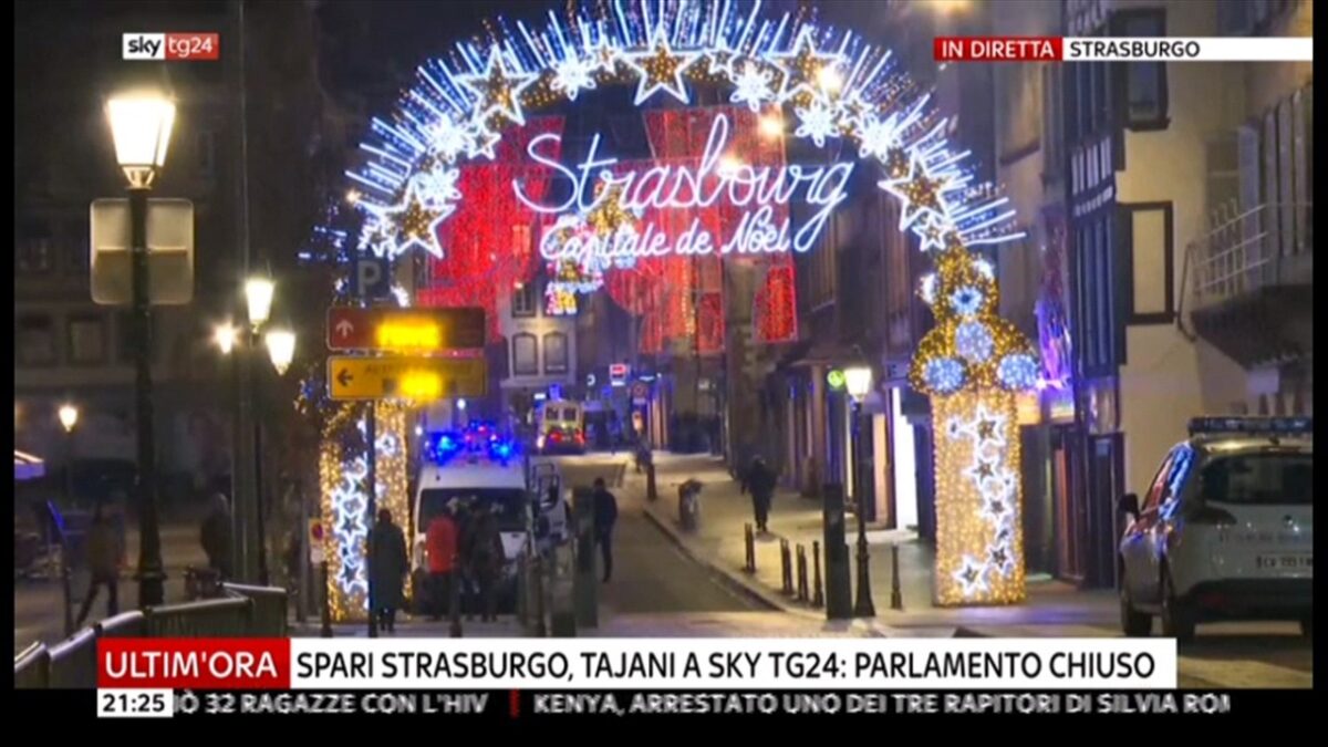 Strasburgo, sparatoria ai mercatini di Natale: dirette tv e variazioni di palinsesto