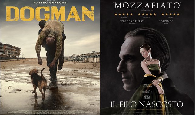 Il Filo Nascosto e Dogman migliori film del 2018 per i critici del SNCCI