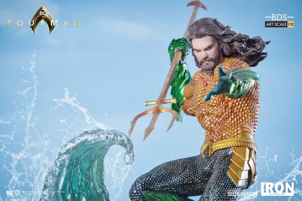 Aquaman: nuova statua “Iron Studios” di Jason Momoa