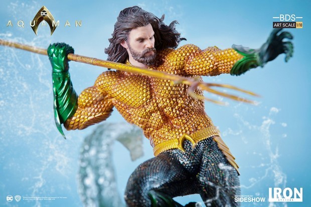 Aquaman: nuova statua “Iron Studios” di Jason Momoa