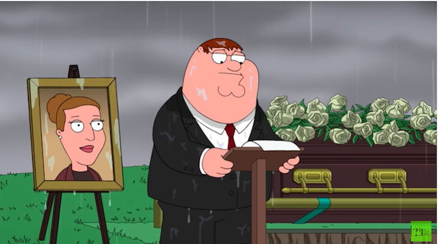 I Griffin, Carrie Fisher ricordata da Peter (e Seth MacFarlane) – Video