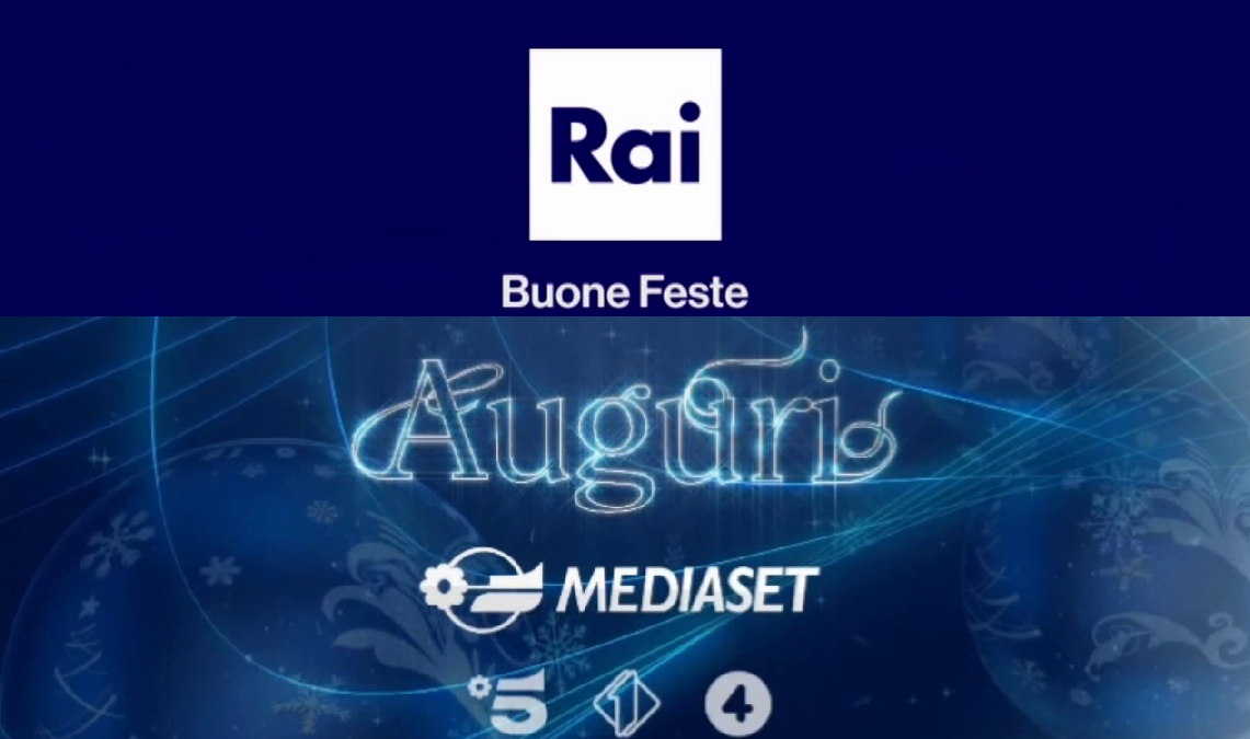La TV si veste per Natale: i bumpers e i loghi delle reti generaliste in occasione delle festività 2018 (video)