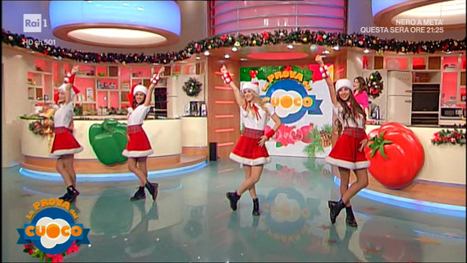 La prova del cuoco, arriva il corpo di ballo in studio